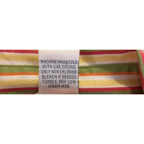 Mark, Fore,Strike Women’s Size Small Striped Long Sleeve Button Up Shirt - Picture 5 of 5